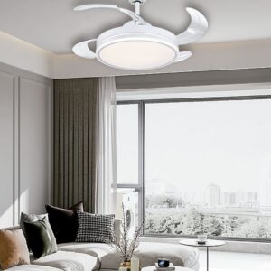 Ventilador DC Florida en blanco, vista general, ref. CRF22550-B