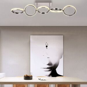Lámpara plafón Rings, vista general, ref. L23500‐45