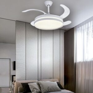 Ventilador DC Alaska en blanco, vista general, ref. CRF21850-B