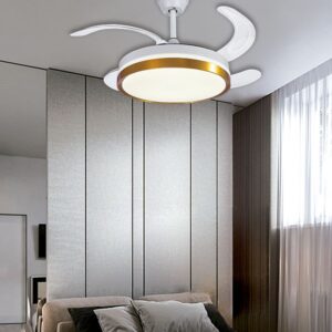 Ventilador DC Sylph en blanco + color personalizado, vista general, ref. CRF21850-BX