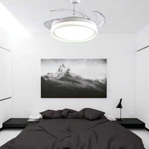 Ventilador DC California en blanco, vista general, ref. CRF22660-BS