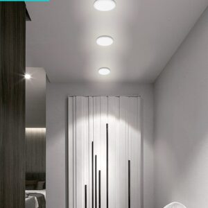 Downlight slim led empotrable Flat, vista general, ref. DL2118-CCT